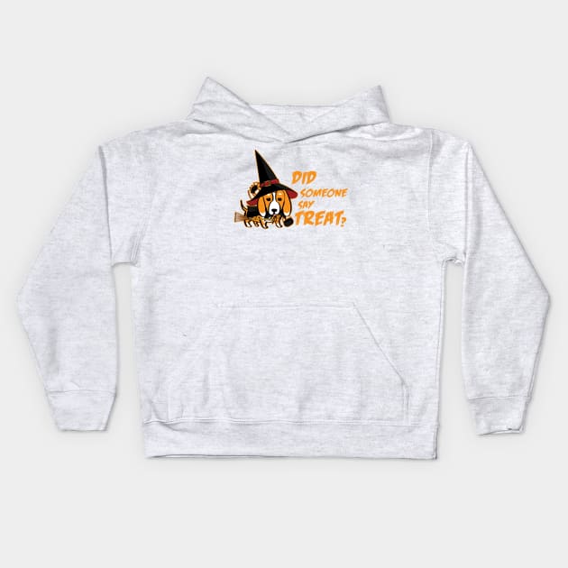 Did Someone Say Treat Dog Mummy | Dog Halloween | Halloween gift | Spooky season gifts | Halloween Decor gifts | Funny Halloween Trick or treat | Alien Lovers Halloween | Halloween monsters | Spooky season Kids Hoodie by johnii1422